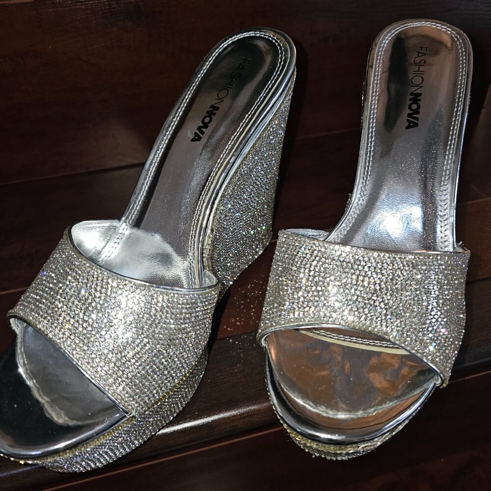 Rhinestone Wedges - image 5